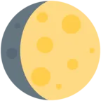 Símbolo de la luna gibosa depilación