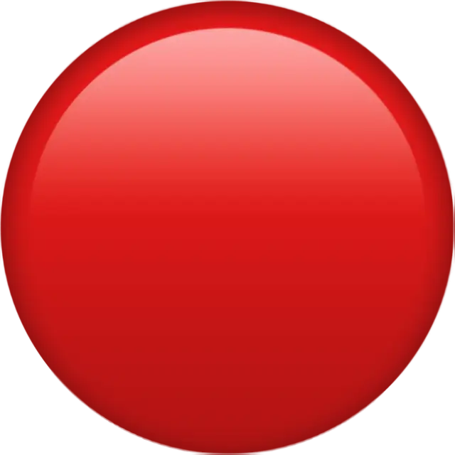 Большой красный круг