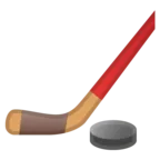 Ice Hockey Stick And Puck