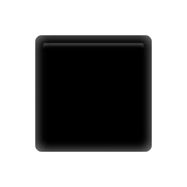 Czarny średni mały kwadrat