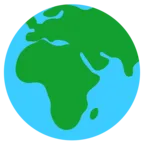 Erdkugel Europa-Afrika