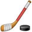 Ice Hockey Stick And Puck