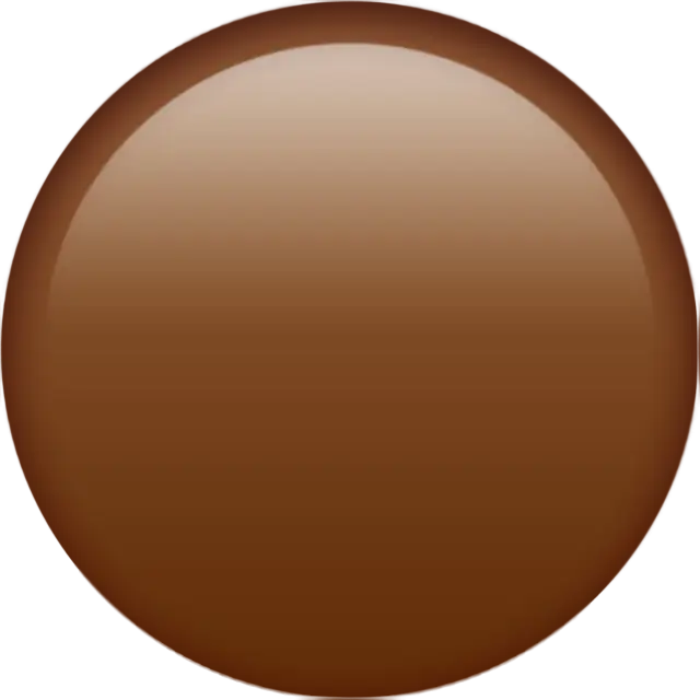 大きな茶色の円