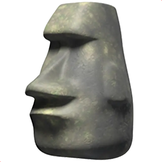 Moyai (statue japonaise du style des moai de l’île de pâques)