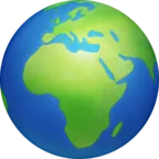 Globe terrestre europe-afrique