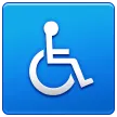 Символ инвалидная коляска