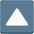 Маленький красный треугольник с верхушкой, направленной вверх