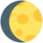 Symbole de la lune gibbeuse croissante