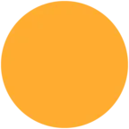 Duże pomarańczowe koło