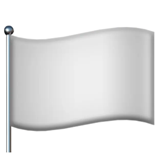 लहराता सफेद झंडा