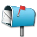 Deschideți cutia poștală cu pavilion înălțat