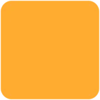 Quadrado laranja grande