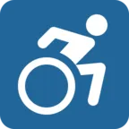 Символ инвалидная коляска