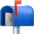 Postfach mit erhöhter Flagge öffnen