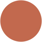 Gran círculo marrón