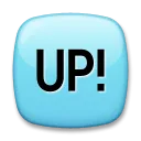 ‘up’ point d’exclamation encadré