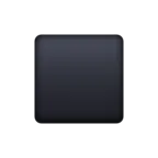 Quadrato nero medio piccolo