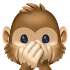 Mono con boca tapada