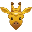 Rosto de girafa