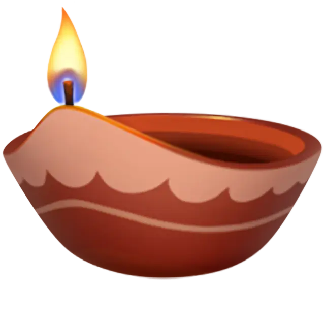 Традиционная свеча Дивали