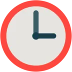 Cadran d’horloge à trois heures