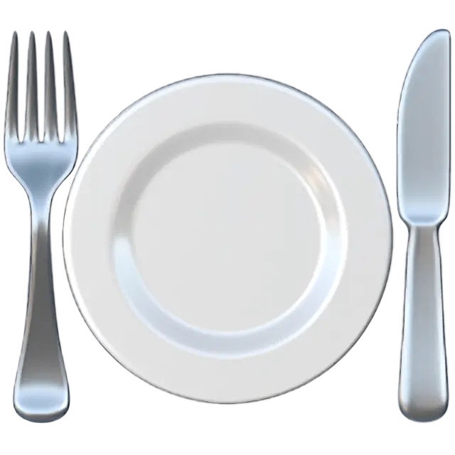 Villa és kés tányérra