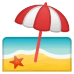 ชายหาดที่มีร่ม