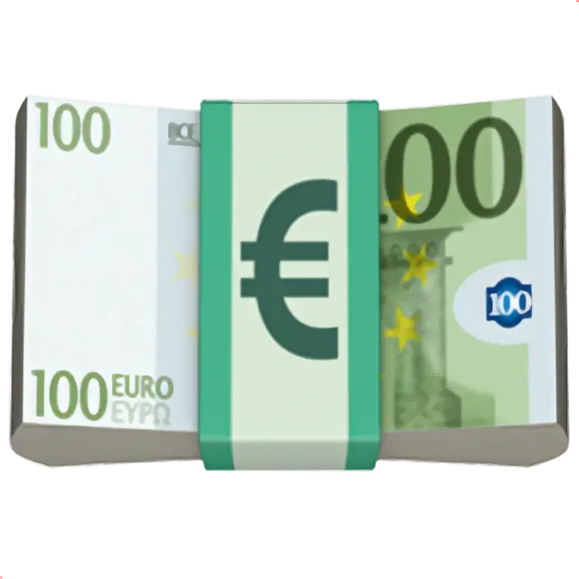 Euro simgesi olan banknot