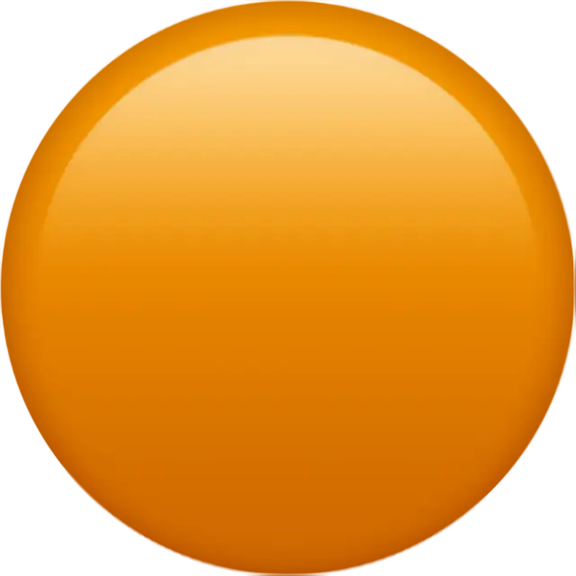 Gran círculo naranja