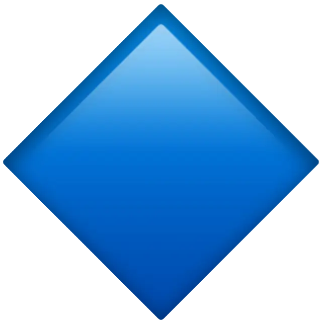Large Blue Diamond