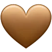 Coeur marron