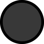 Cercle moyen noir