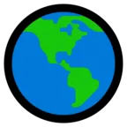 地球儀アメリカ大陸