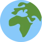 Earth Globe Europe-Africa