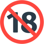No One Under Eighteen Symbol
