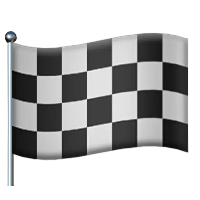 바둑판 무늬 깃발