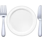 Fork and Knife with Plate