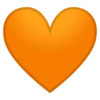 Coeur orange