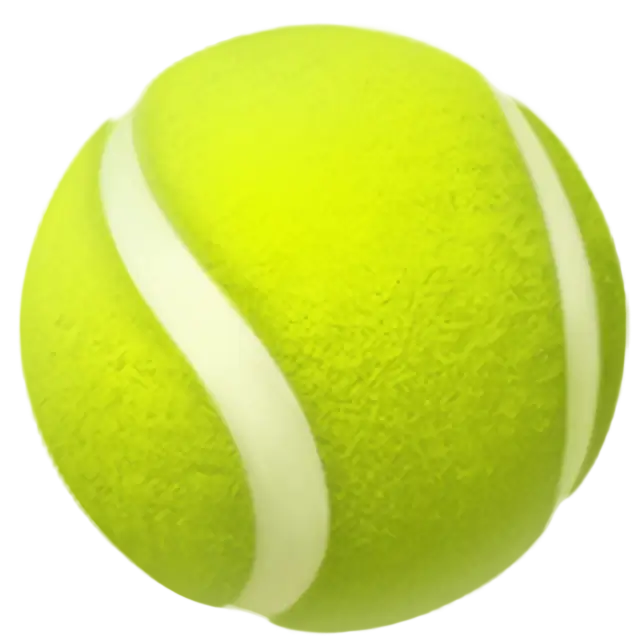 Racchetta da tennis e palla