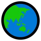 Глобус Земли - Азия и Австралия