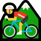 Ciclista de montaña