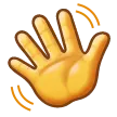 Handzeichen winken