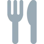 Fourchette et couteau