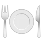 Villa és kés tányérra