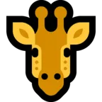 长颈鹿的脸