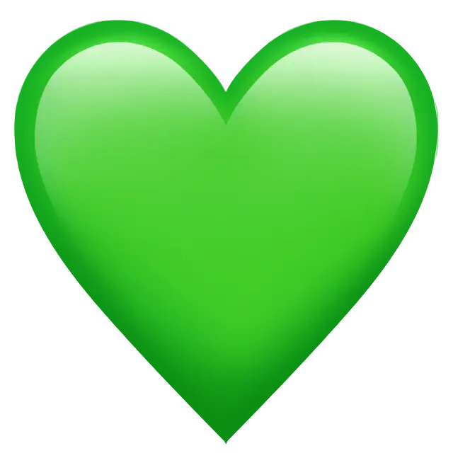 Coração verde