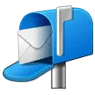 Open Mailbox with Raised Flag