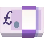 Banknote mit Pfundzeichen