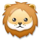 Löwe-Gesicht