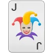Spielkarte Black Joker